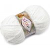 Pletacia priadza Alize Softy Plus 100 g biela 1ks
