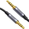 UGREEN 3,5 mm Male to Male 4-Pole Microphone Audio Cable 1,5 m 20497
