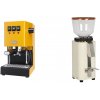 Gaggia New Classic EVO, yellow + ECM C-Manuale 54, cream, olive