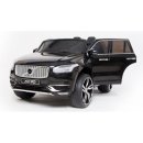 Beneo Elektrické autíčko Volvo XC90 čalúnené sedadlo 24 GHz Do kľúč 2 X motor dvojmiestne USB SD karta orginal licencia čierna