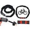Zabezpečenie reťaze na bicykel LEAN Toys, zapínanie