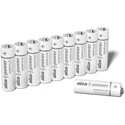 AlzaPower Super Plus Alkaline LR6 (AA) 10 ks v eko-boxe