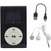MP3 PREHRÁVAČ MINI LCD DISPLEJ ČÍTAČKA SD KARIET 32GB + SLÚCHADLÁ