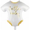 PartyDeco Fóliový balón Hello baby 51x45 cm