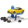 Bruder 62112 Autoservis, autoservis a mechanik