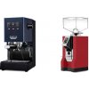 Gaggia New Classic EVO, blue + Eureka Mignon Bravo, CR ferrari red