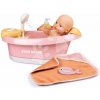 Vanička s funkčnou sprchou Balneo Bath Soft Baby Nurse Smoby s jacuzzi kúpeľom s LED svetlom a bublaním elektronická