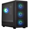 Zalman skriňa M5 Black / miniT / 4x120mm ARGB fan / USB 2.0 / USB 3.0 / USB-C / mesh panel / čierna