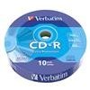 Verbatim CD-R, 43725, Extra Protection, 10-pack, 700MB, 52x, 80min., 12cm, bez možnosti potlače, wrap, pre archiváciu dát