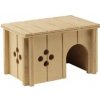 Ferplast drevený domček pre škrečka SIN 4642 14,5 x 9,5 x 8,5 cm