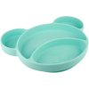 Canpol babies Suction plate Bear delený tanier s prísavkou Turquoise 500 ml