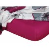 Dadka Jersey prestieradlo malinové rozmer 120x220 cm.
