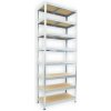 kovový regál Biedrax 35 x 90 x 270 cm - 8 polic x 175kg, pozinkovaný
