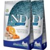 N&D Grain Free Ocean Pumpkin Dog Adult Mini Codfish & Orange 2 x 7 kg