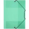 Doska s gumičkou, 15 mm, PP, A4, VIQUEL Propyglass, zelená