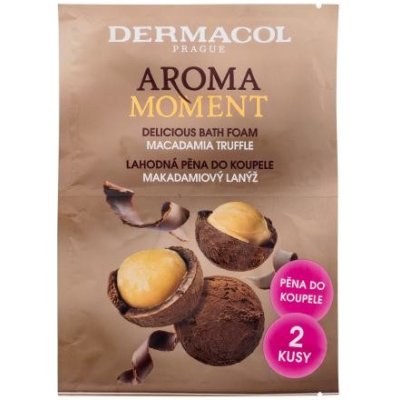 Dermacol Aroma Moment Macadamia Truffle pena do kúpeľa s vôňou makadamových hľuzoviek 2x15 ml unisex
