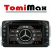 TomiMax Mercedes C, CLK, VITO, VIANO Android 15 autorádio s WIFI, GPS, USB, BT HW výbava: 8 Core 4GB+32GB PX HIGH