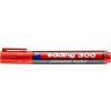 Permanentný popisovač, 1,5 3 mm, kužeľový, EDDING 300, červený