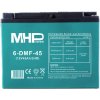 MHPower 6-DMF-45 Trakční gelová baterie 12V/45Ah, Terminál D3 - M6, Deep Cycle