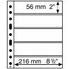 LEUCHTTURM Albumové listy GRANDE, 5 vreciek, 216 x 56 mm