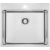 Deante Deante ZPO_010B - Kuchynský drez OLFATO 50,5x55 cm kefovaná oceľ DN0021 + záruka 3 roky zadarmo + záruka 3 roky zadarmo