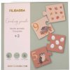 Filibabba Detské puzzle s číslami – severské zvieratká