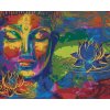 Diamantové maľovanie Diamondi - DUHOVÝ BUDDHA, 40x50 cm, vypnuté plátno na rám (603822B)