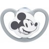 NUK Silikónový cumlík Space Disney Mickey Mouse Veľ. 0-6 mes. Šedá