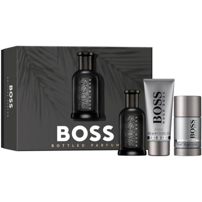 Hugo Boss BOSS Bottled Parfum, SET: Parfum 100ml + Sprchový gél 100ml + Deostick 75ml pre mužov