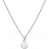 Hot Diamonds Pôvabný strieborný náhrdelník s diamantom a perličkou diamond amulets DP895