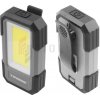 LED COB 3W 300lm multifunkčná baterka s klipom a magnetom, 3xAAA.