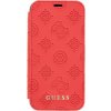 Guess puzdro knižka Apple iPhone X/XS GUFLPXPELRE Debossed červe