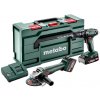 Metabo Combo Set 2.4.4 18V (SB 18 + W 18 L 9-125+18V/1x2,0Ah+18V/1x4,0Ah)MetaBox 685205500