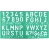 Linex 8550 50 mm – písmená, číslice, symboly