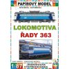 Papierový model - Lokomotíva Rada 363 ČD