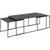 Actona Infinity 60 x 120 cm mat čierna dekor mramoru 3 ks