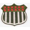 Nažehľovacia záplata - Patriot - rozmer 4,5 cm x 5 cm - khaki