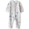CARTER'S Overal na zips fleece Sleep & Play grey Cowboy chlapec
