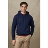 MIKINA HACKETT LONDON HERITAGE ESS AW HOODY INK BLUE