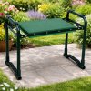 Záhradné sedadlo BestBerg BBTG-KP2 / 58 × 29,6 × 44 cm / zelená