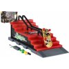 Skatepark - skateboard prstový skrutkovací s rampou plast 8cm s doplnkami mix druhov v krabici 28x18cm