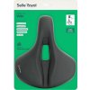 Selle Royal Sedlo SELLEROYAL VAIA RELAXED 90 stupňů gel + elastomery unisex (NOVINKA 2024)