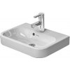 Duravit Happy D.2 - Umývadielko, 50x36 cm, s prepadom, s otvorom na batériu, biela 0710500000