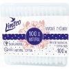 Papierové vatové tyčinky 100% natural Linteo 100 ks v boxe