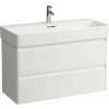 Laufen Base 2.0 skrinka 92x40x51.5 cm závesná kúpeľňová skrinka pod umývadlo biela H4114121082601