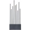 Eglo | Eglo 410955 - Vianočný svietnik BUZZ 9xE5/0,6W/230/12V antracit | EG410955