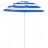 ST Leisure Equipment Slnečník Dalia, 180 cm, 32/32 mm, s kĺbikom, modrý/biely