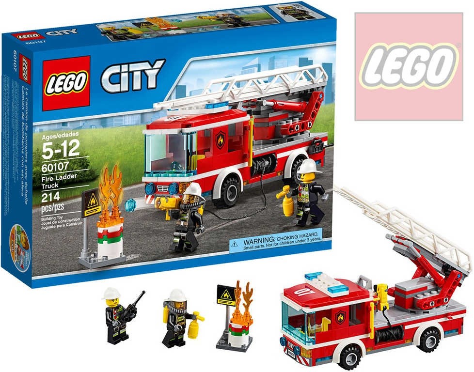 LEGO® City 60107 Hasičské auto s žebříkem od 78,5 € - Heureka.sk