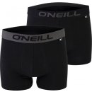 Boxerky O´Neill Men boxer O´Neill plain čierne Spodné prádlo 2 Pack