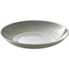 BAUSCHER Country House Tanier hlboký, okrúhly, vyvýšený okraj, ø: 260 mm, sivý